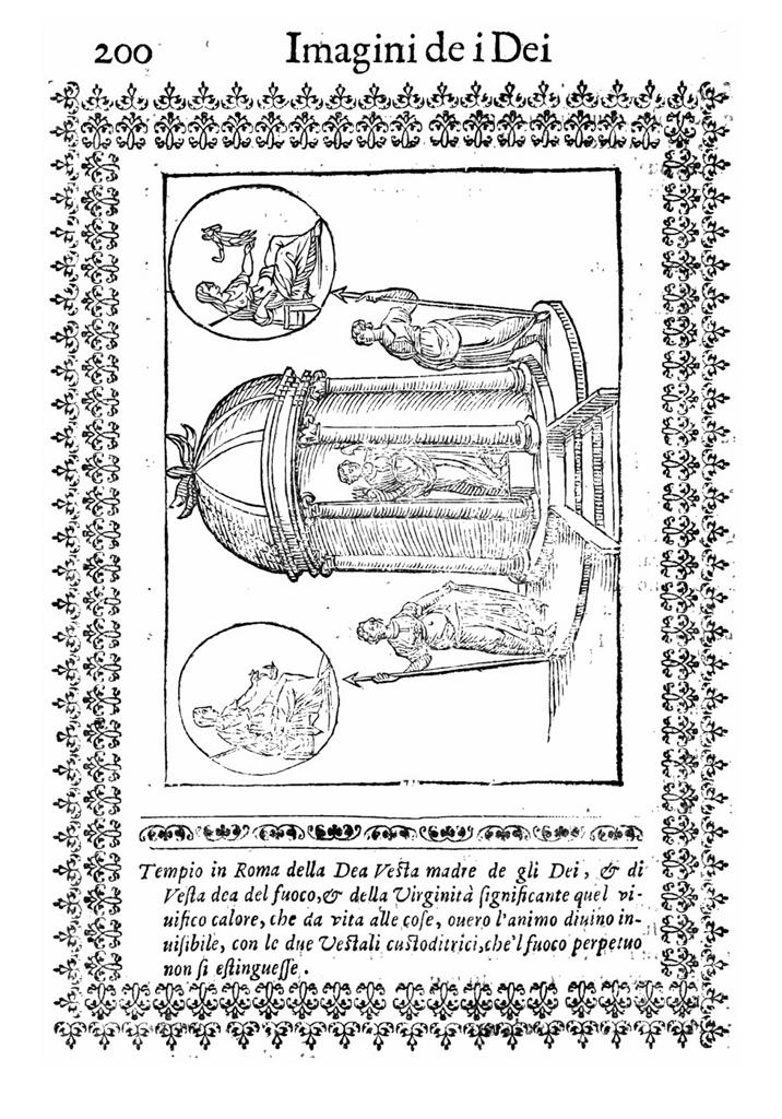Filippo Ferroverde, Tempio in Roma della Dea Vesta, 1615 (Warburg Institute Library)