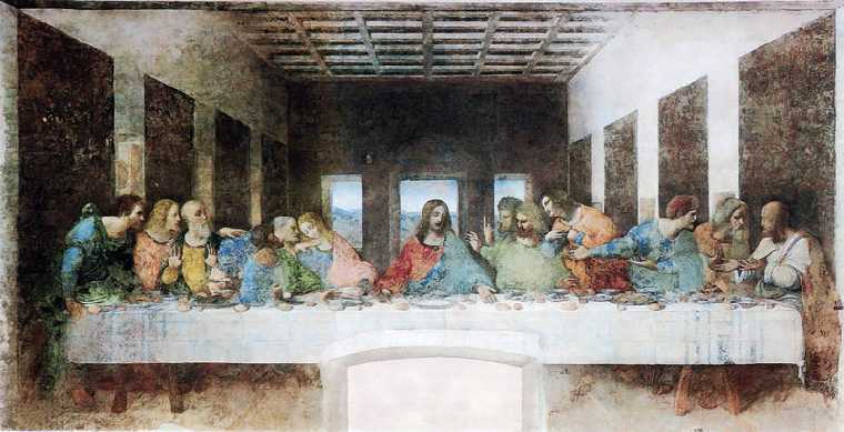 Leonardo, Last Supper, Santa Maria delle Grazie, Milan, 1495-1498