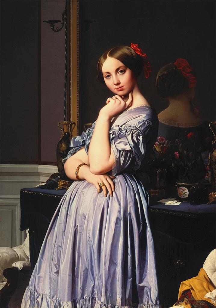 Jean-Auguste-Dominique Ingres, Comtesse d'Haussonville (1845) [© The Frick Collection, New York; photo: Michael Bodycomb]