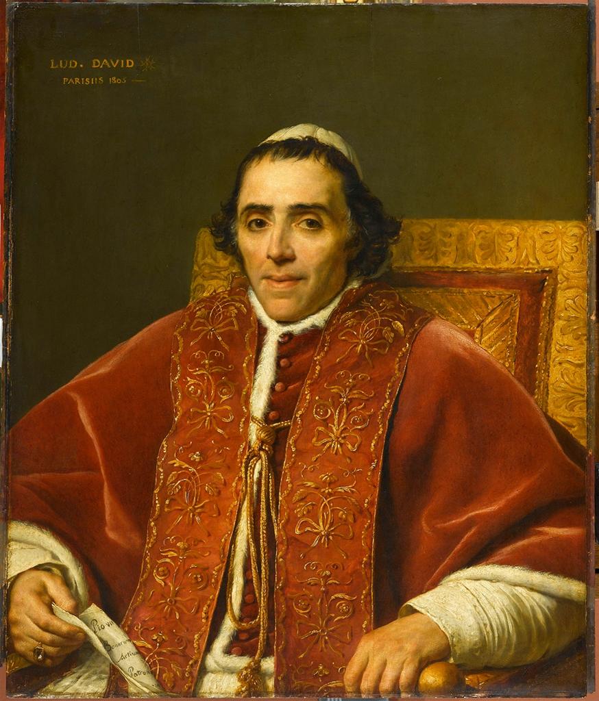 Pius VII, by Jacques-Louis David