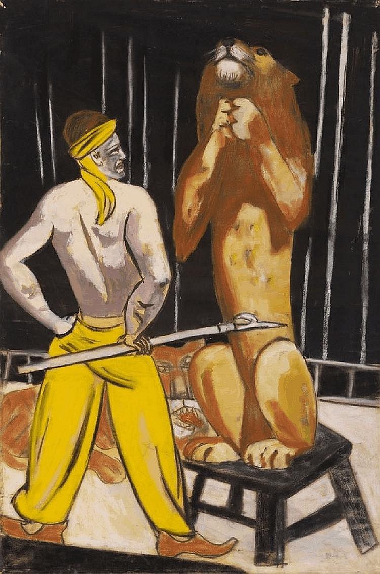 Max Beckmann. Lion Tamer, Circus