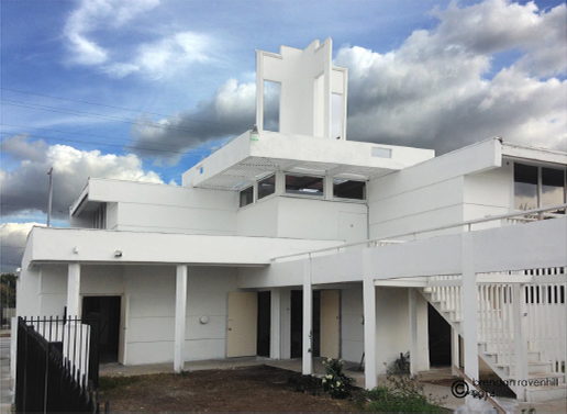 R.M. Schindler, Faith Build International Church (Bethlehem Baptist Church), 4901 Compton Avenue, Los Angeles,1944, renovation completed 2014 (photo: copyright Brendan Ravenhill)