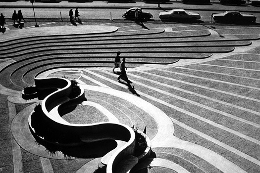 Plaza, Mental Health Building, Boston. [Library of Congress, Prints and Photographs Division, Paul Rudolph Archive]