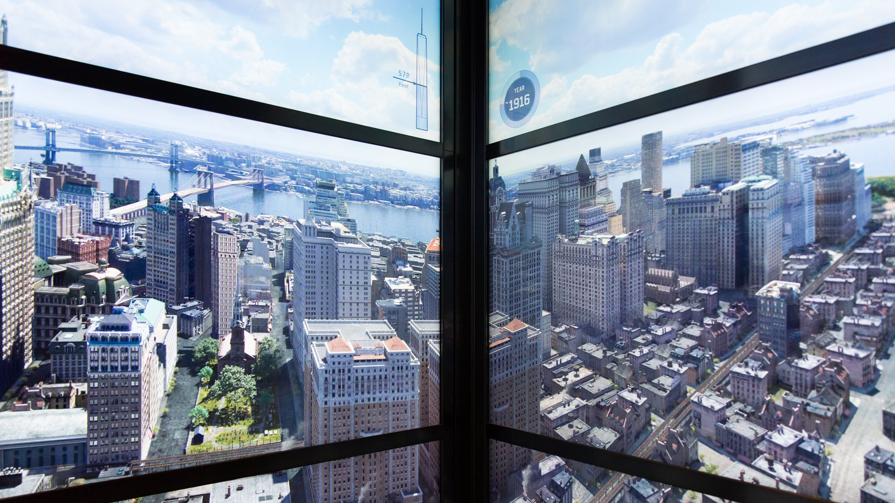 On Time-Lapse Rocket Ride to Trade Center’s Top, Glimpse of Doomed Tower (Reuben Hernandez for The New York Times )