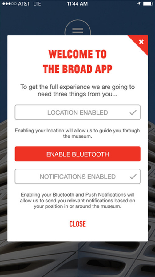 The Broad mobile app