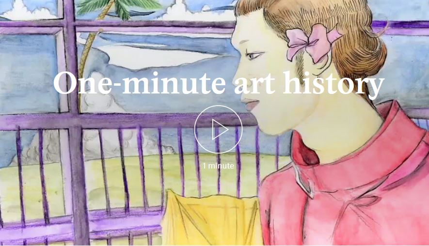 One minute art history video