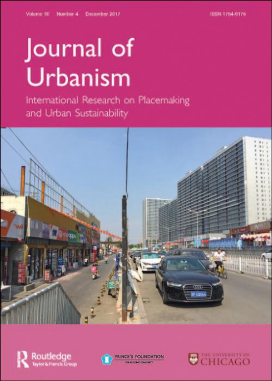 Journal of Urbanism: International Research on Placemaking and Urban Sustainability cover