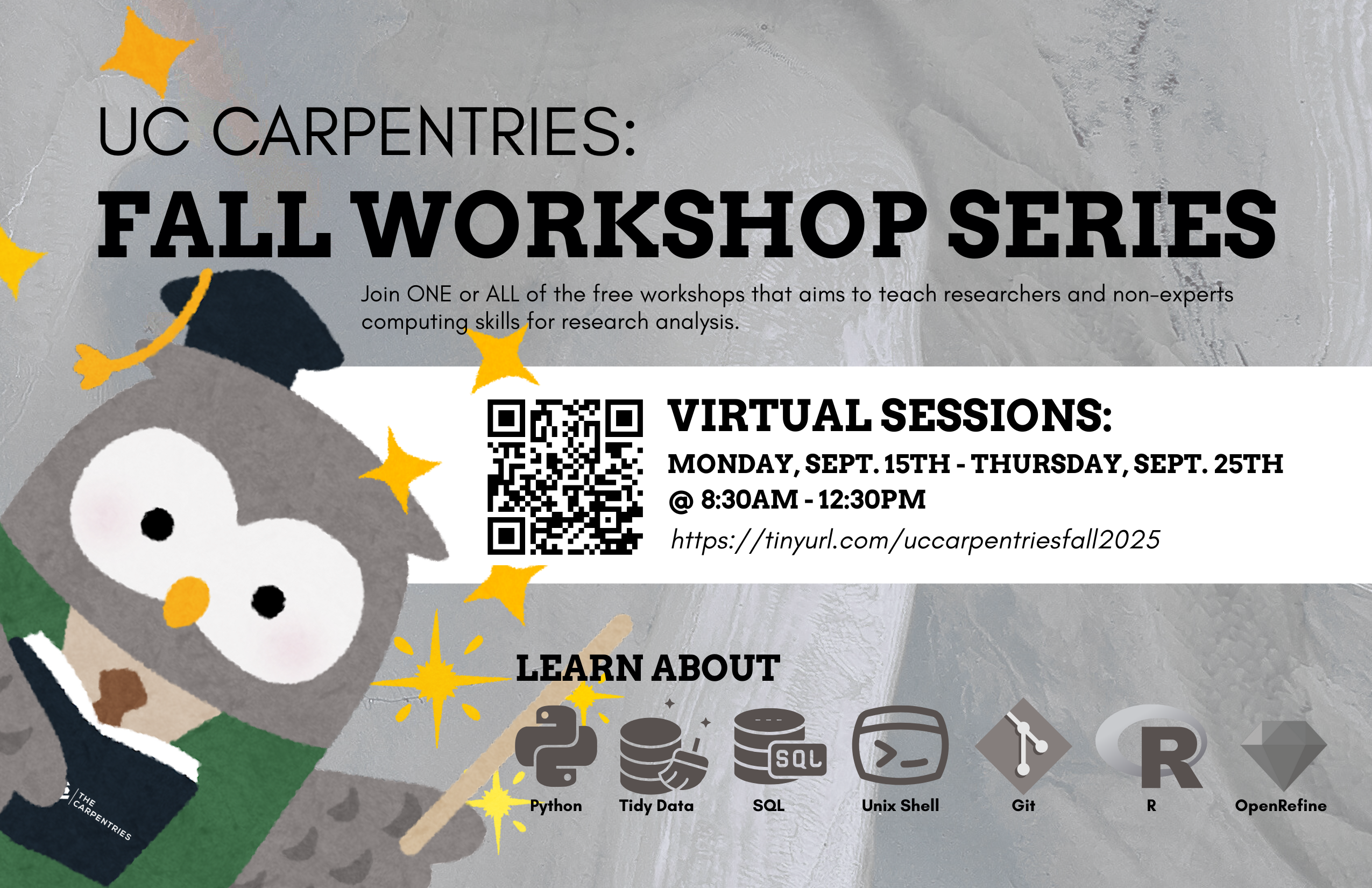 DH Monday: 2025 UC Carpentries Workshop Series